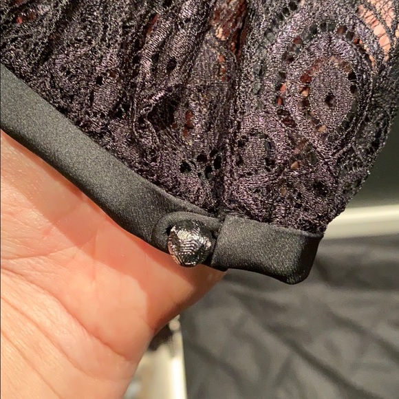 TORY BURCH - NWT Black wool and lace dress. - Picture 8 of 8